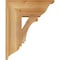 Ekena Millwork Imperial Traditional Rough Sawn Bracket w/ Offset Brace, Western Red Cedar, 8"W x 18"D x 22"H BKT0806X18X22IMP01RWR - alternate 2